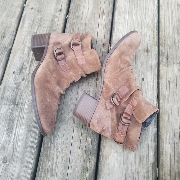 Paul Green Newbury Slouchy Biker Moto Ankle Boots Booties 11 - Picture 3 of 11